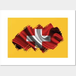 Swiss Flag Posters and Art